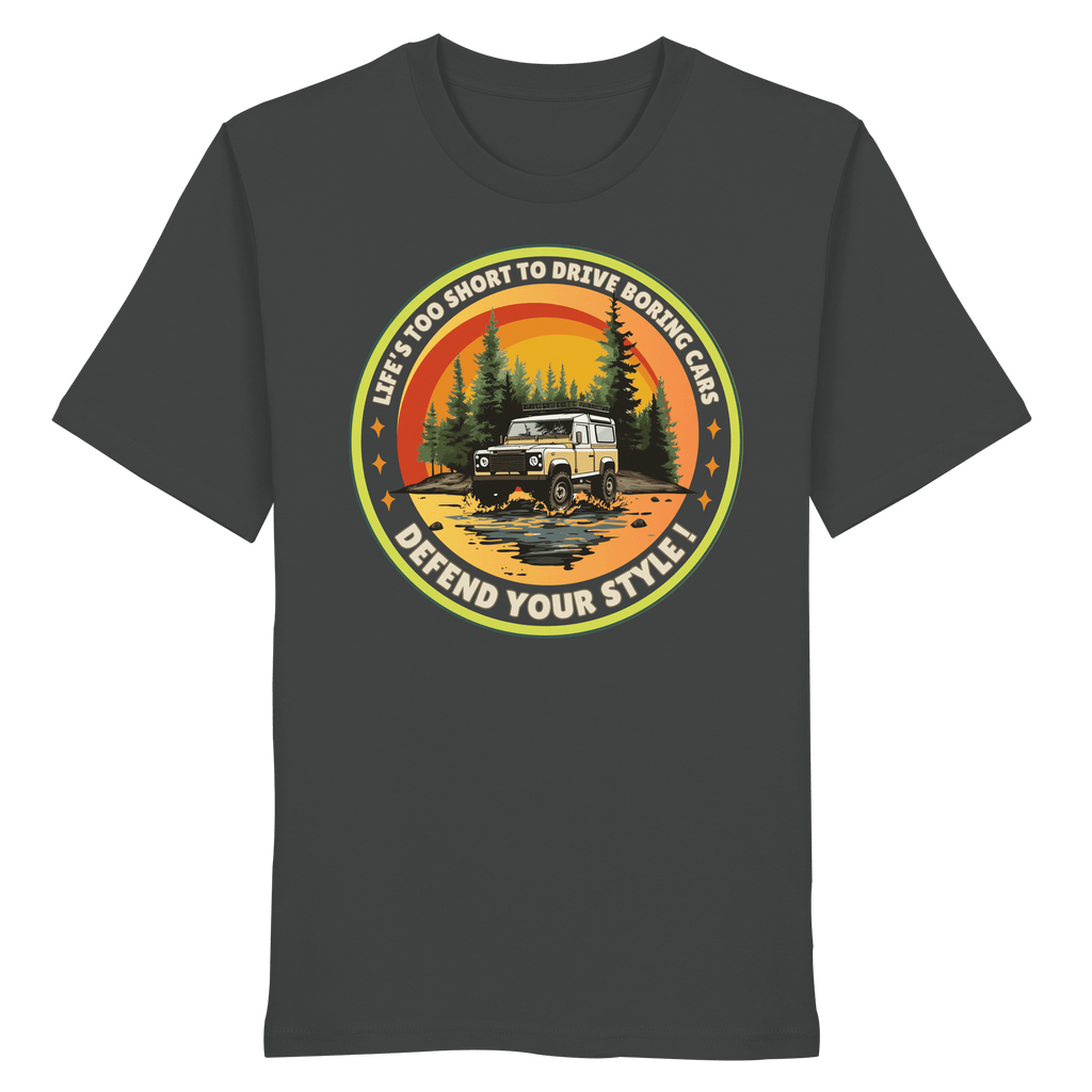 James Hunter - Nature and Beyond Unisex-Shirts Anthracite / XS Defend your Style ! - Organic Shirt