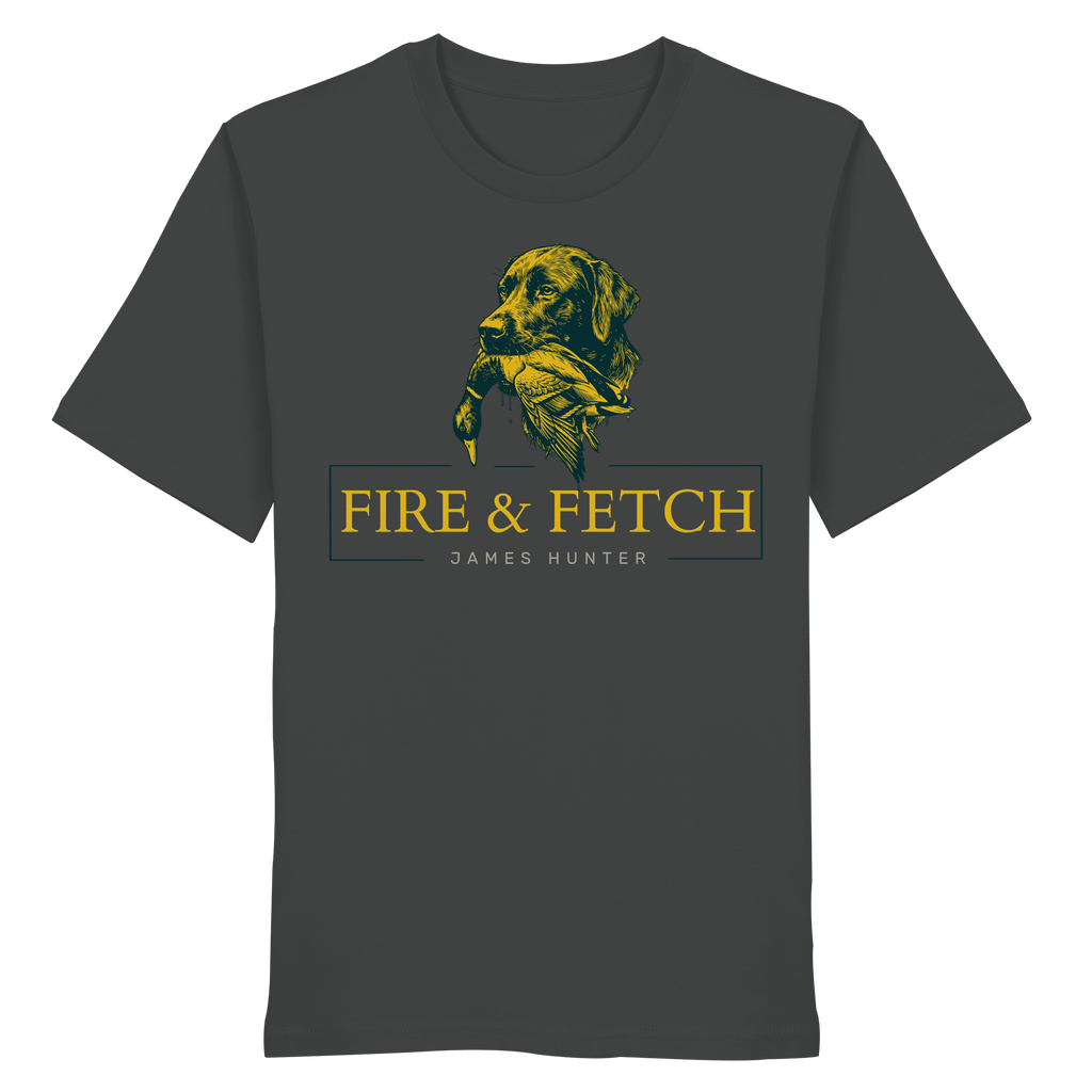 James Hunter - Nature and Beyond Unisex-Shirts Anthracite / XS FIRE & FETCH - Organic Shirt