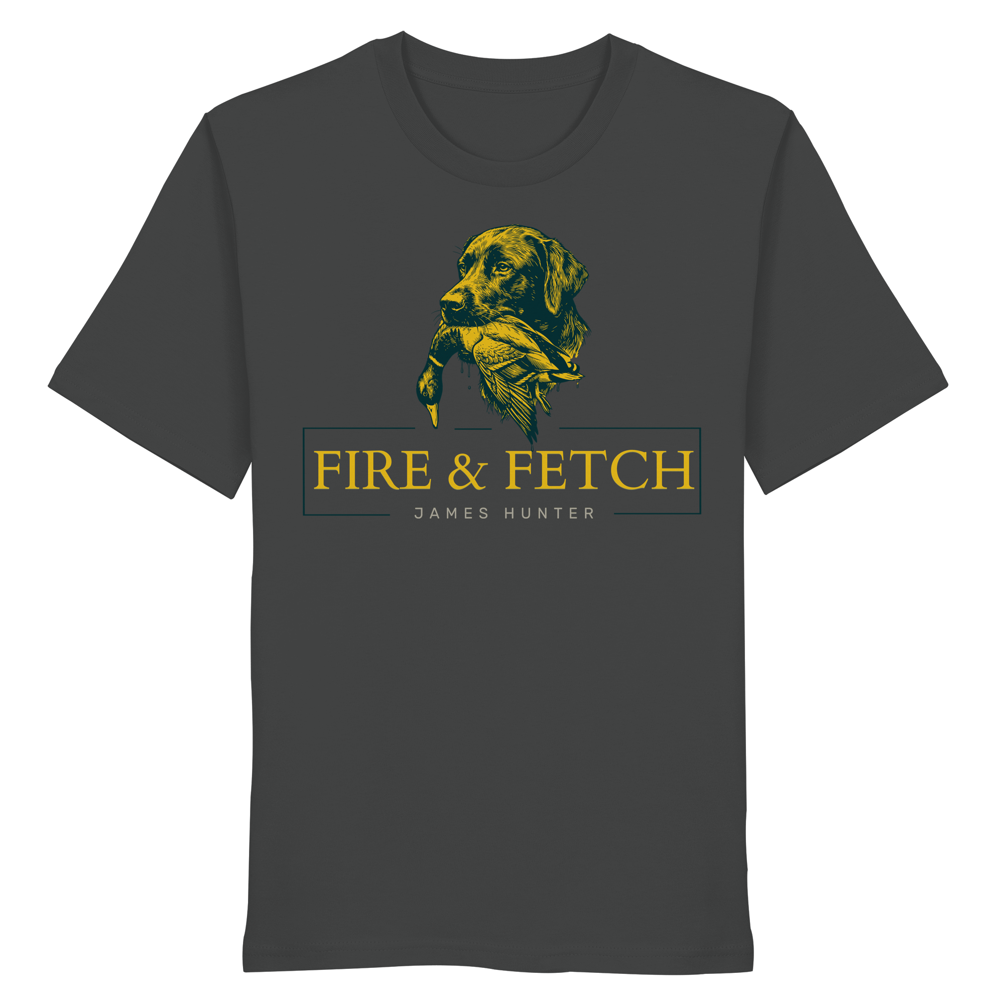 James Hunter - Nature and Beyond Unisex-Shirts Anthracite / XS FIRE & FETCH - Organic Shirt