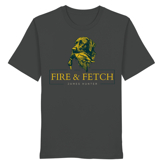 James Hunter - Nature and Beyond Unisex-Shirts Anthracite / XS FIRE & FETCH - Organic Shirt