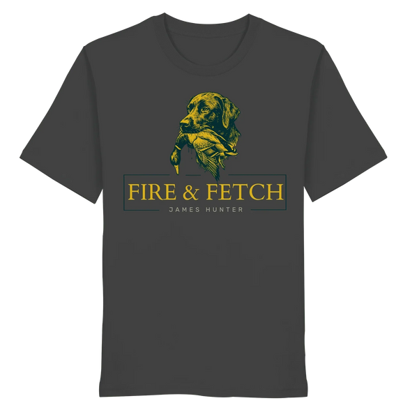 James Hunter - Nature and Beyond Unisex-Shirts Anthracite / XS FIRE & FETCH - Organic Shirt