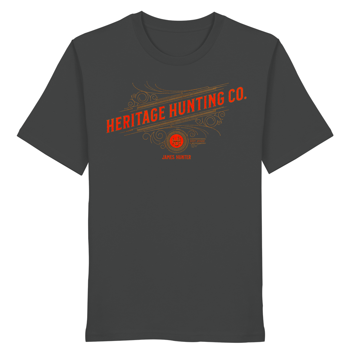James Hunter - Nature and Beyond Unisex-Shirts Anthracite / XS Heritage Hunting Co. - Organic Shirt