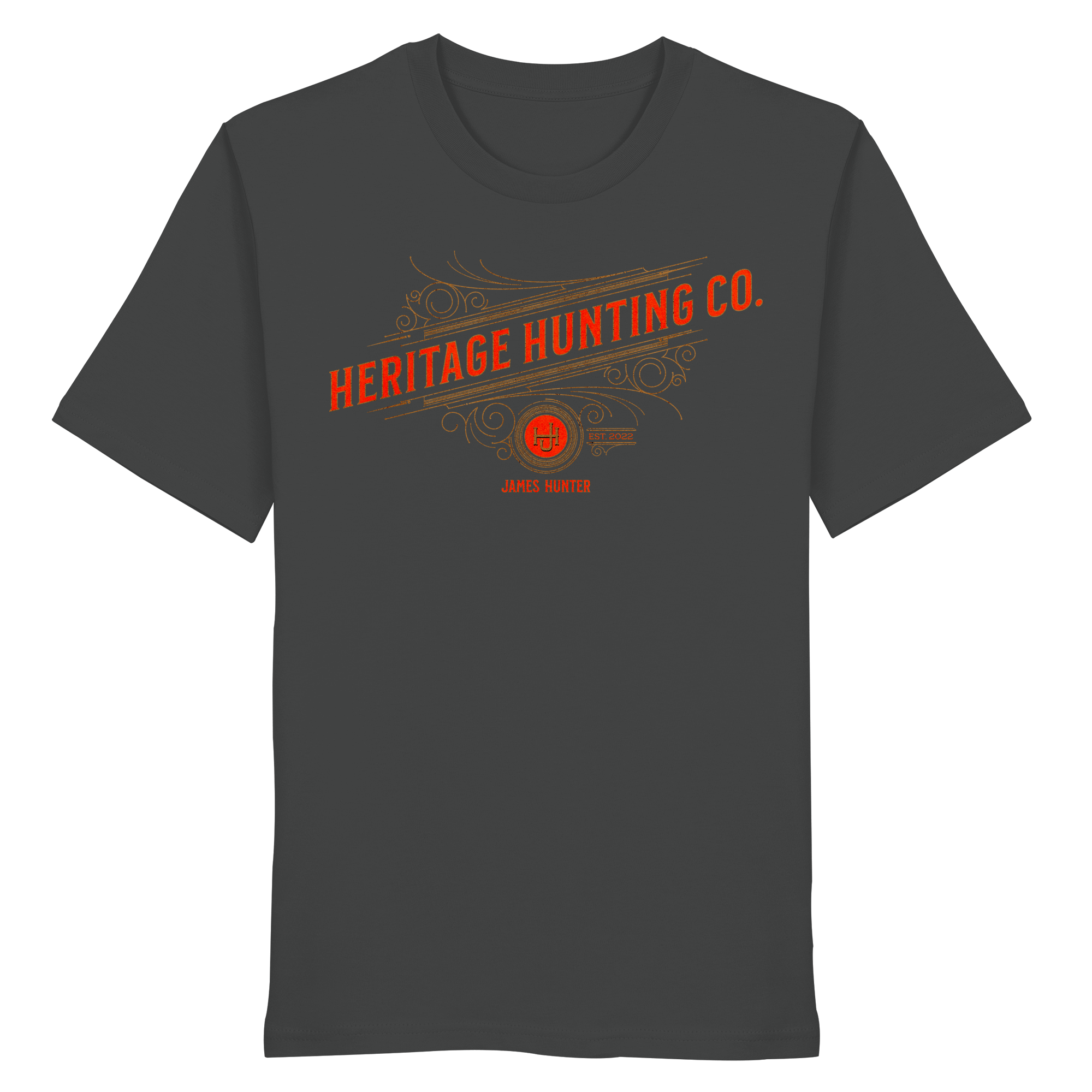 James Hunter - Nature and Beyond Unisex-Shirts Anthracite / XS Heritage Hunting Co. - Organic Shirt
