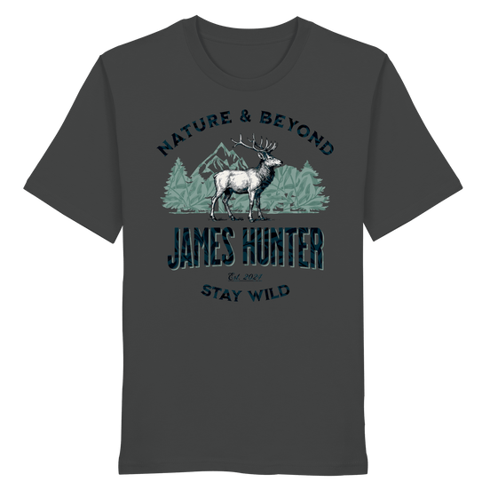 James Hunter - Nature and Beyond Unisex-Shirts Anthracite / XS James Hunter - Nature & Beyond - Organic Shirt