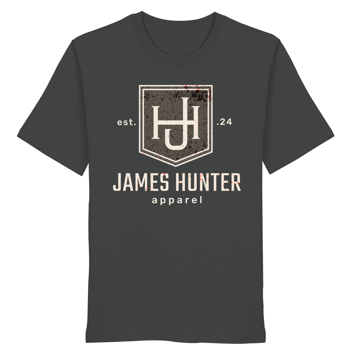 James Hunter - Nature and Beyond Unisex-Shirts Anthracite / XS JH apparel - Organic Shirt