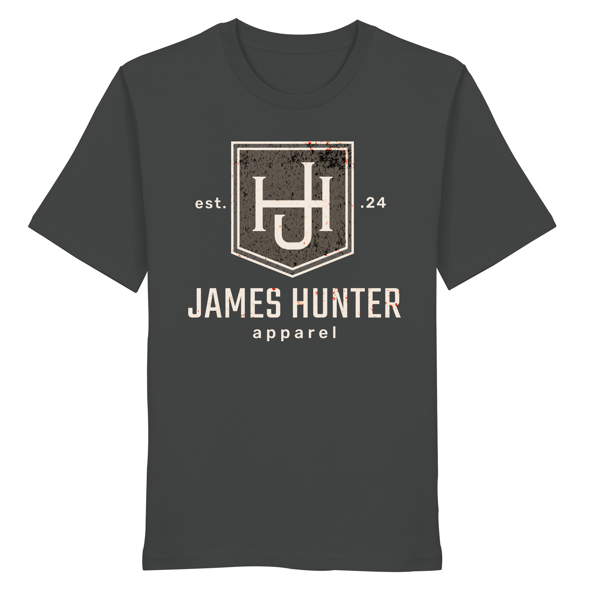 James Hunter - Nature and Beyond Unisex-Shirts Anthracite / XS JH apparel - Organic Shirt