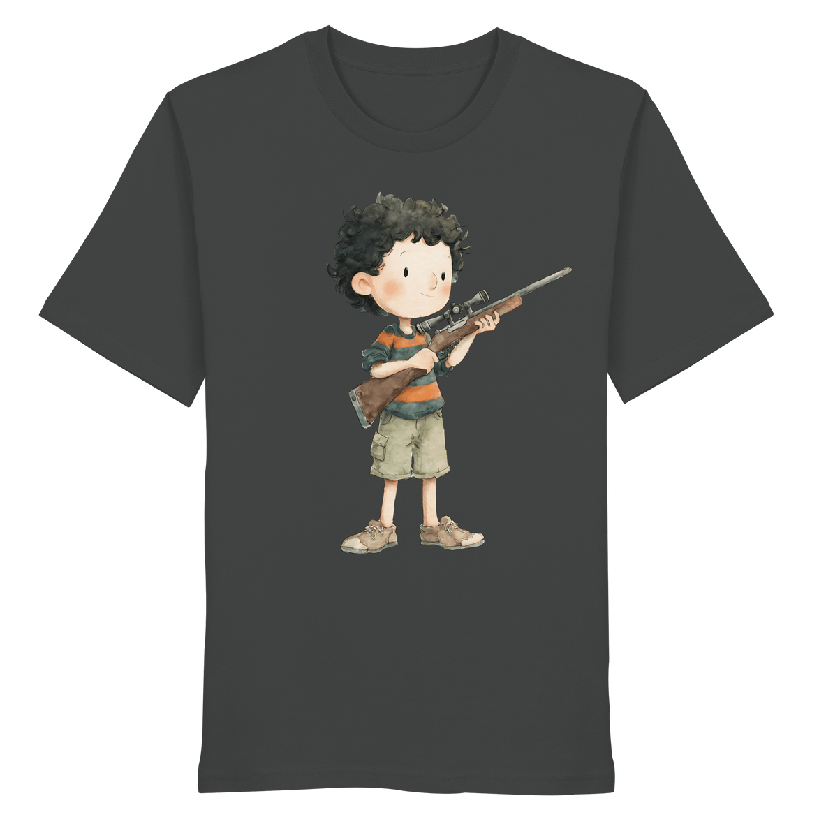 James Hunter - Nature and Beyond Unisex-Shirts Anthracite / XS Keep It Wild - Hunter Child 1.0 - Organic Shirt