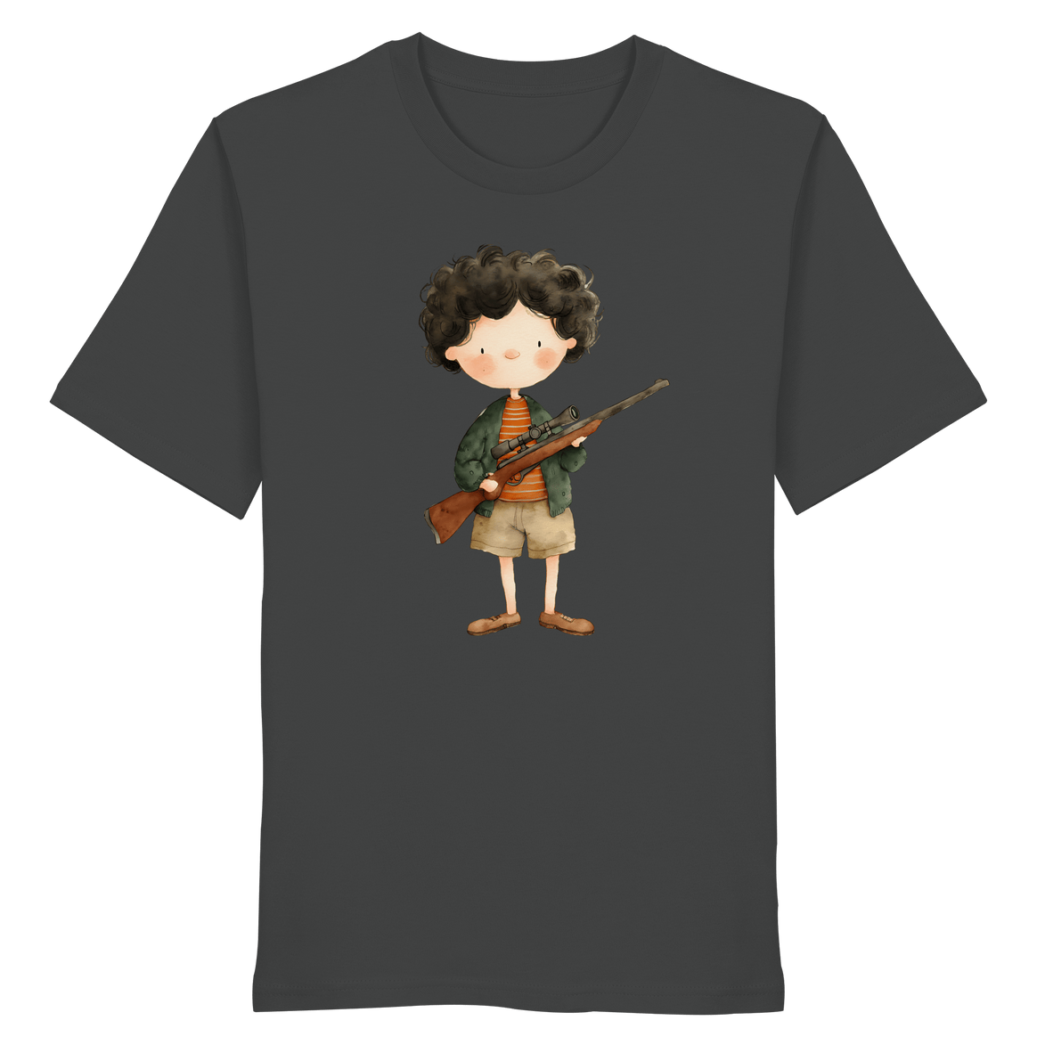 James Hunter - Nature and Beyond Unisex-Shirts Anthracite / XS Keep It Wild - Hunter Child 2.0 - Organic Shirt