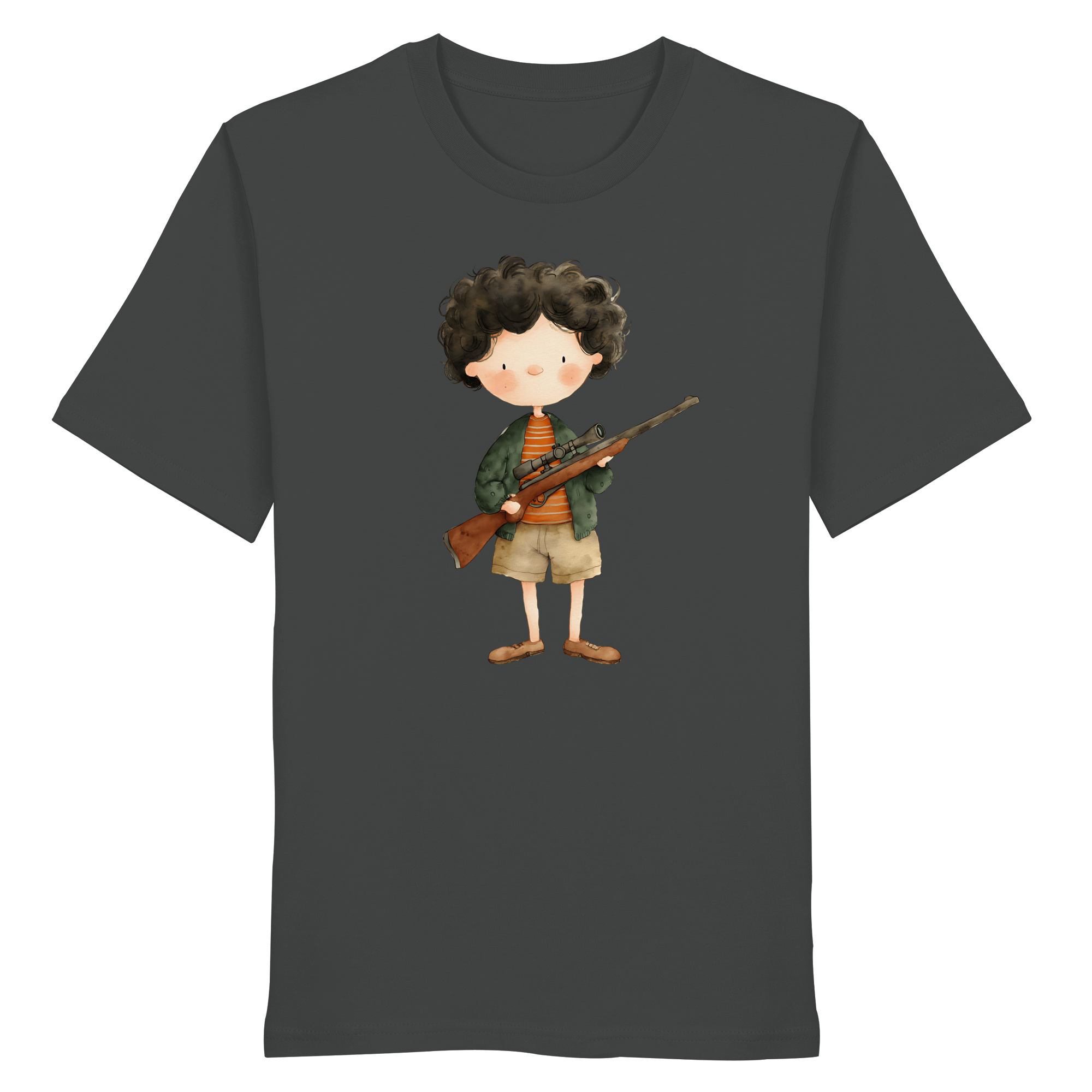 James Hunter - Nature and Beyond Unisex-Shirts Anthracite / XS Keep It Wild - Hunter Child 2.0 - Organic Shirt