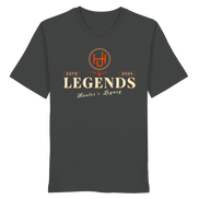 James Hunter - Nature and Beyond Unisex-Shirts Anthracite / XS LEGENDS - Hunter's Legacy - Organic Shirt
