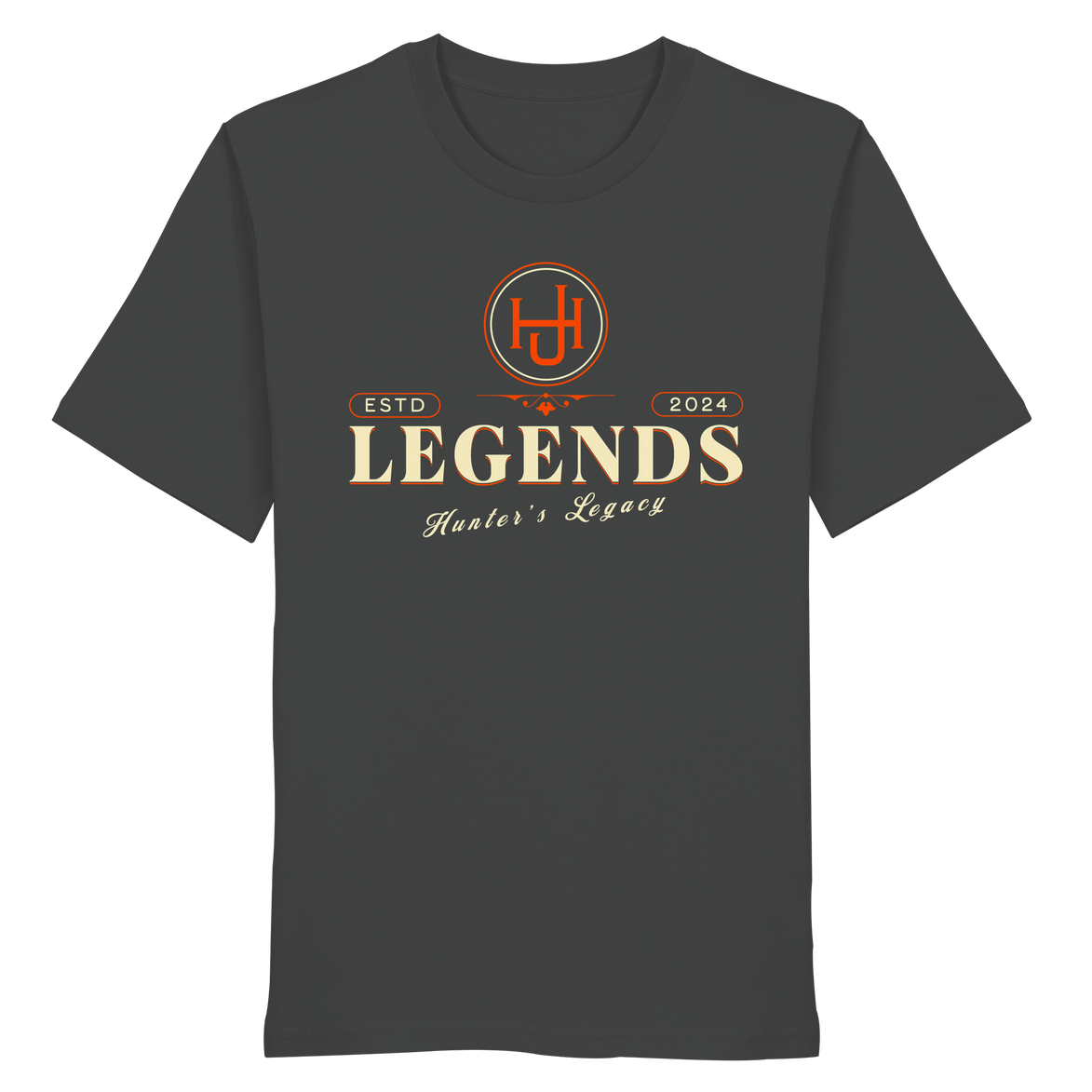 James Hunter - Nature and Beyond Unisex-Shirts Anthracite / XS LEGENDS - Hunter's Legacy - Organic Shirt