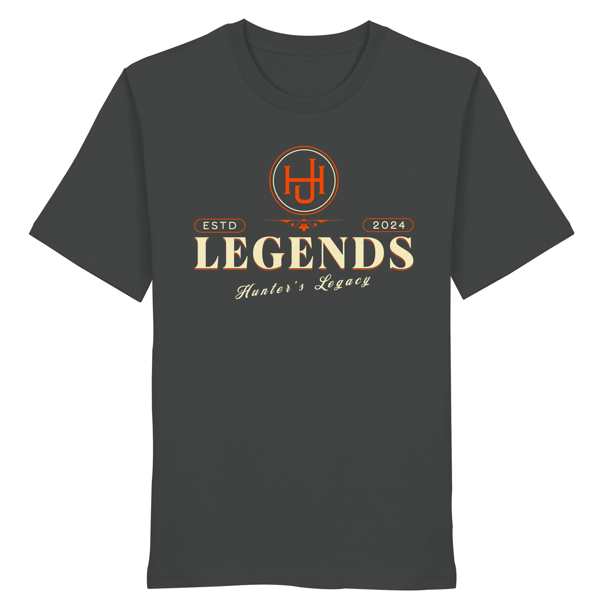 James Hunter - Nature and Beyond Unisex-Shirts Anthracite / XS LEGENDS - Hunter's Legacy - Organic Shirt