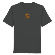 James Hunter - Nature and Beyond Unisex-Shirts Anthracite / XS Man on Platform (embroidery)  - Organic Shirt