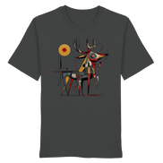 James Hunter - Nature and Beyond Unisex-Shirts Anthracite / XS Spirit of the Wild  — Art Collection No.4 - Organic Shirt