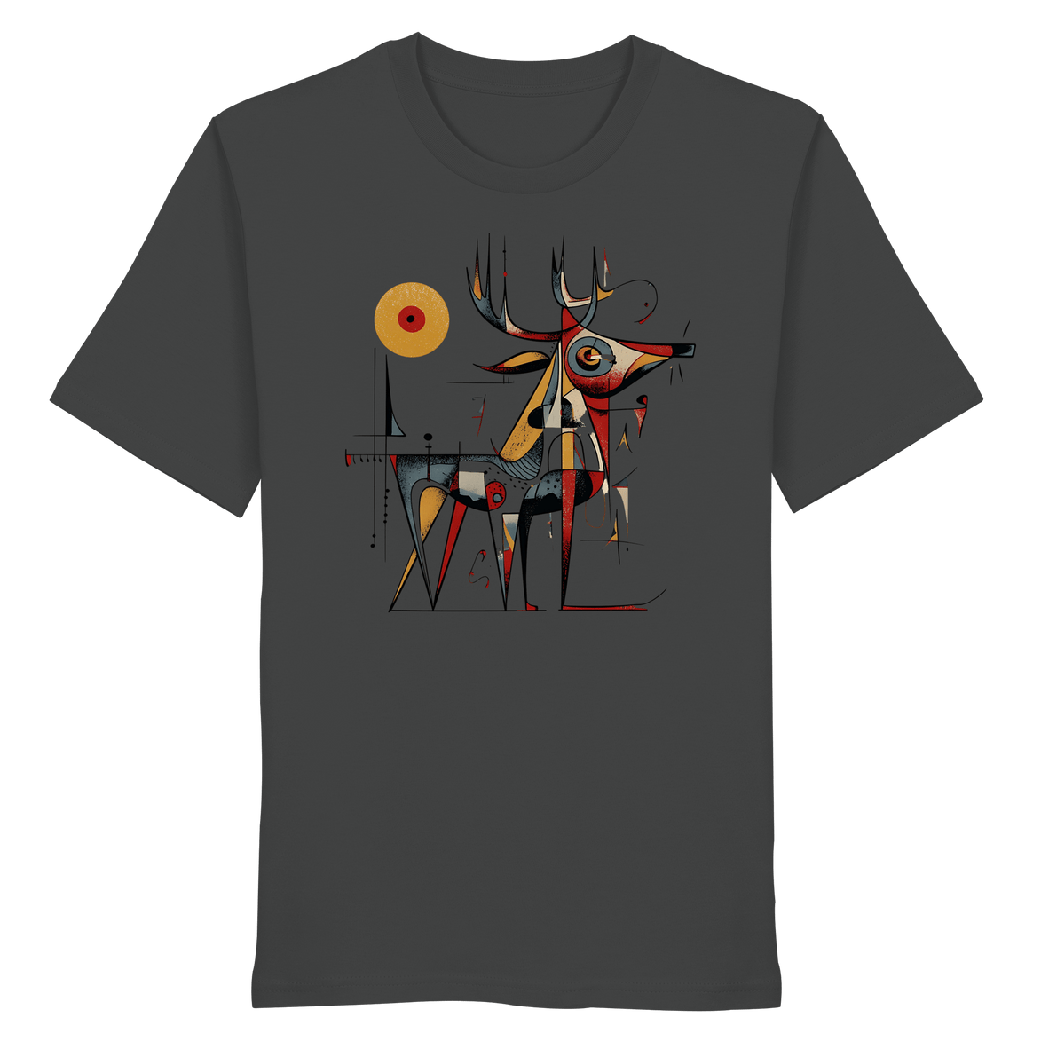 James Hunter - Nature and Beyond Unisex-Shirts Anthracite / XS Spirit of the Wild  — Art Collection No.4 - Organic Shirt