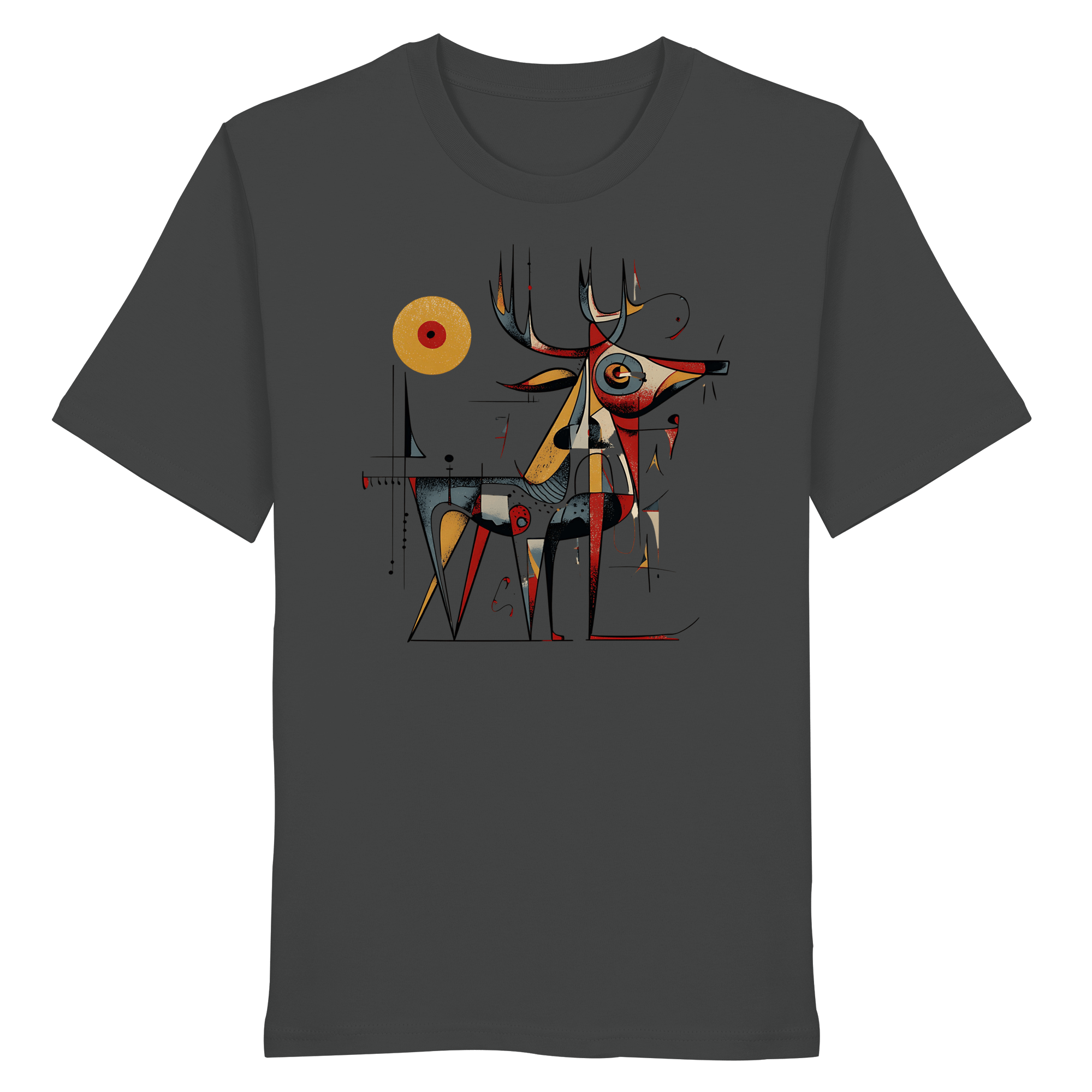 James Hunter - Nature and Beyond Unisex-Shirts Anthracite / XS Spirit of the Wild  — Art Collection No.4 - Organic Shirt