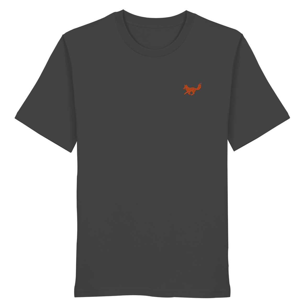 James Hunter - Nature and Beyond Unisex-Shirts Anthracite / XS The Fox - Organic Shirt
