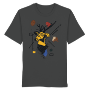 James Hunter - Nature and Beyond Unisex-Shirts Anthracite / XS The Stag — Art Collection No.2 - Organic Shirt