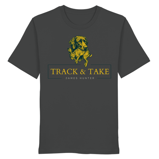 James Hunter - Nature and Beyond Unisex-Shirts Anthracite / XS Track & Take - Organic Shirt