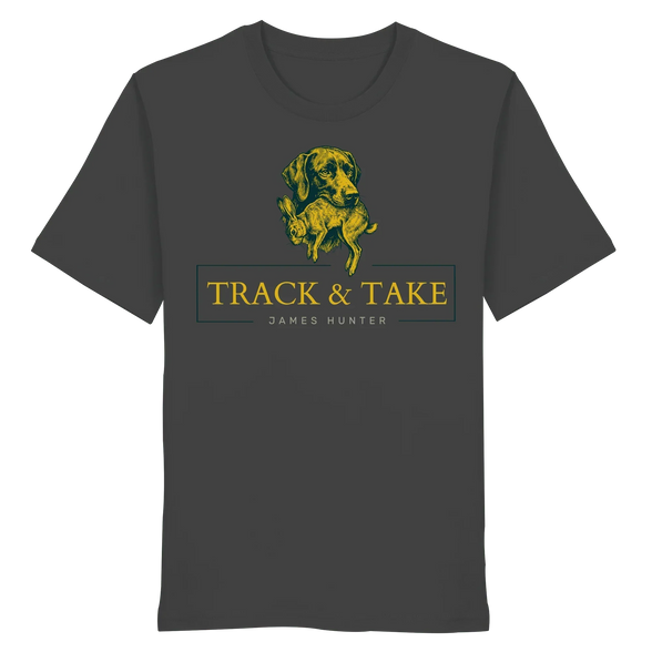 James Hunter - Nature and Beyond Unisex-Shirts Anthracite / XS Track & Take - Organic Shirt