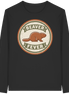 James Hunter - Nature and Beyond Unisex-Shirts Black / XS Beaver Fever - Organic Longsleeve T-Shirt