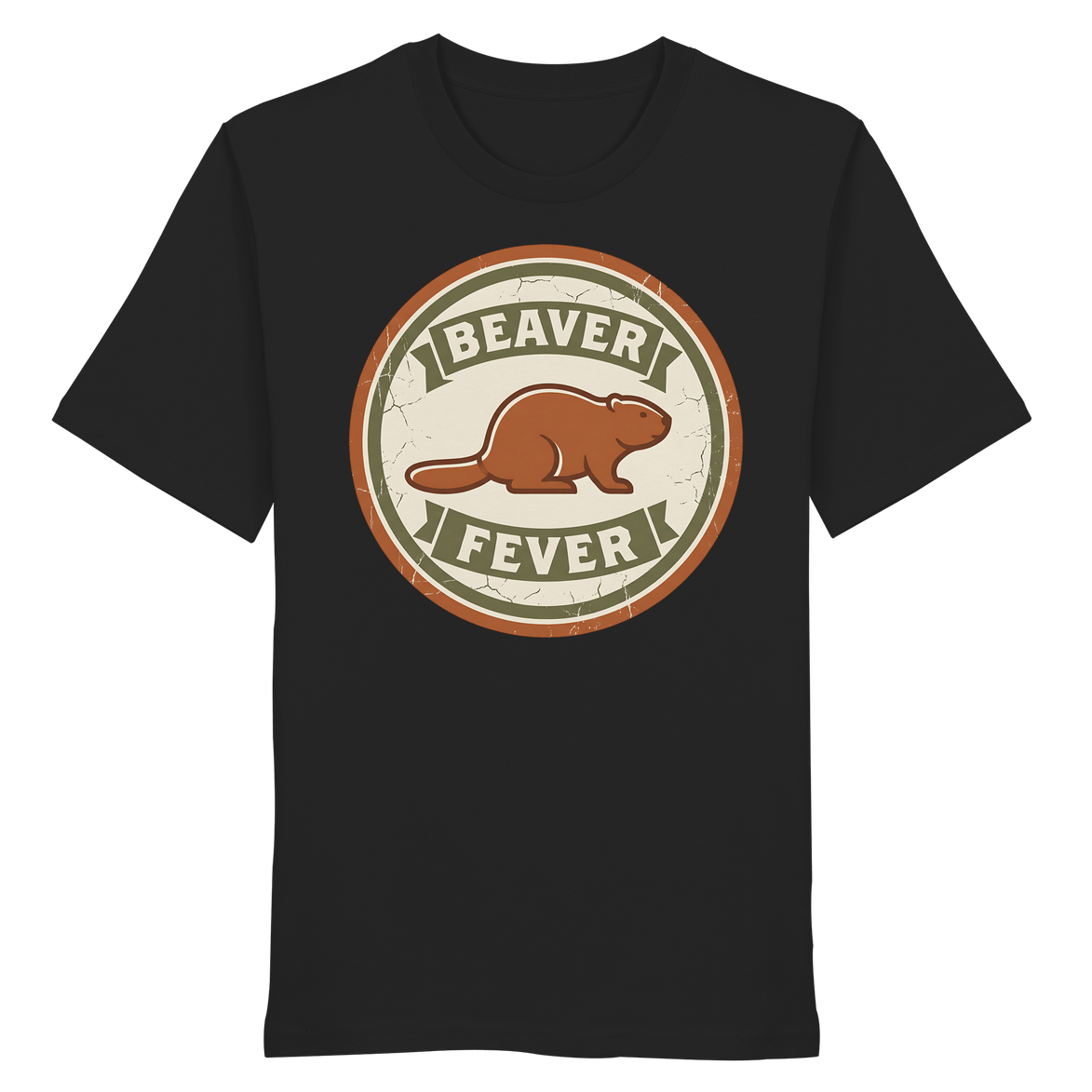 James Hunter - Nature and Beyond Unisex-Shirts Black / XS Beaver Fever - Organic Shirt