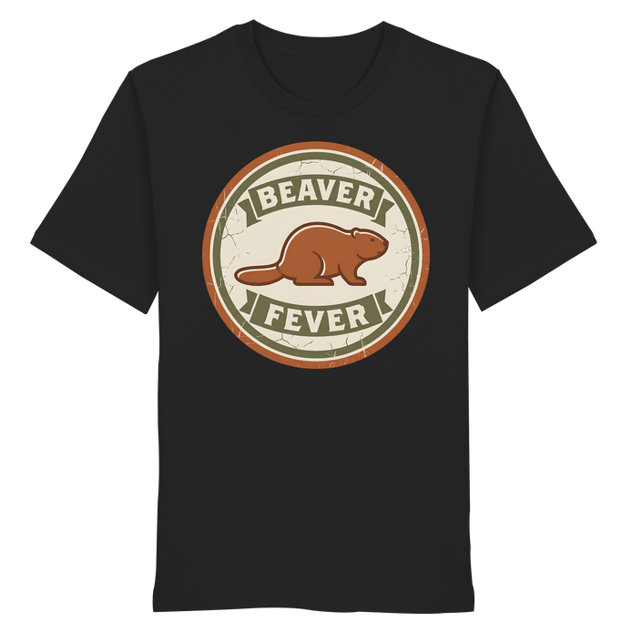 James Hunter - Nature and Beyond Unisex-Shirts Black / XS Beaver Fever - Organic Shirt