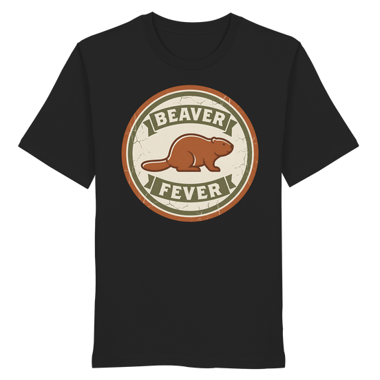 James Hunter - Nature and Beyond Unisex-Shirts Black / XS Beaver Fever - Organic Shirt