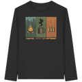 James Hunter - Nature and Beyond Unisex-Shirts Black / XS Coffe, Campfire and Cartridges - Organic Longsleeve T-Shirt