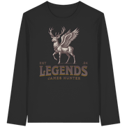 James Hunter - Nature and Beyond Unisex-Shirts Black / XS Deer Legends - Organic Longsleeve T-Shirt