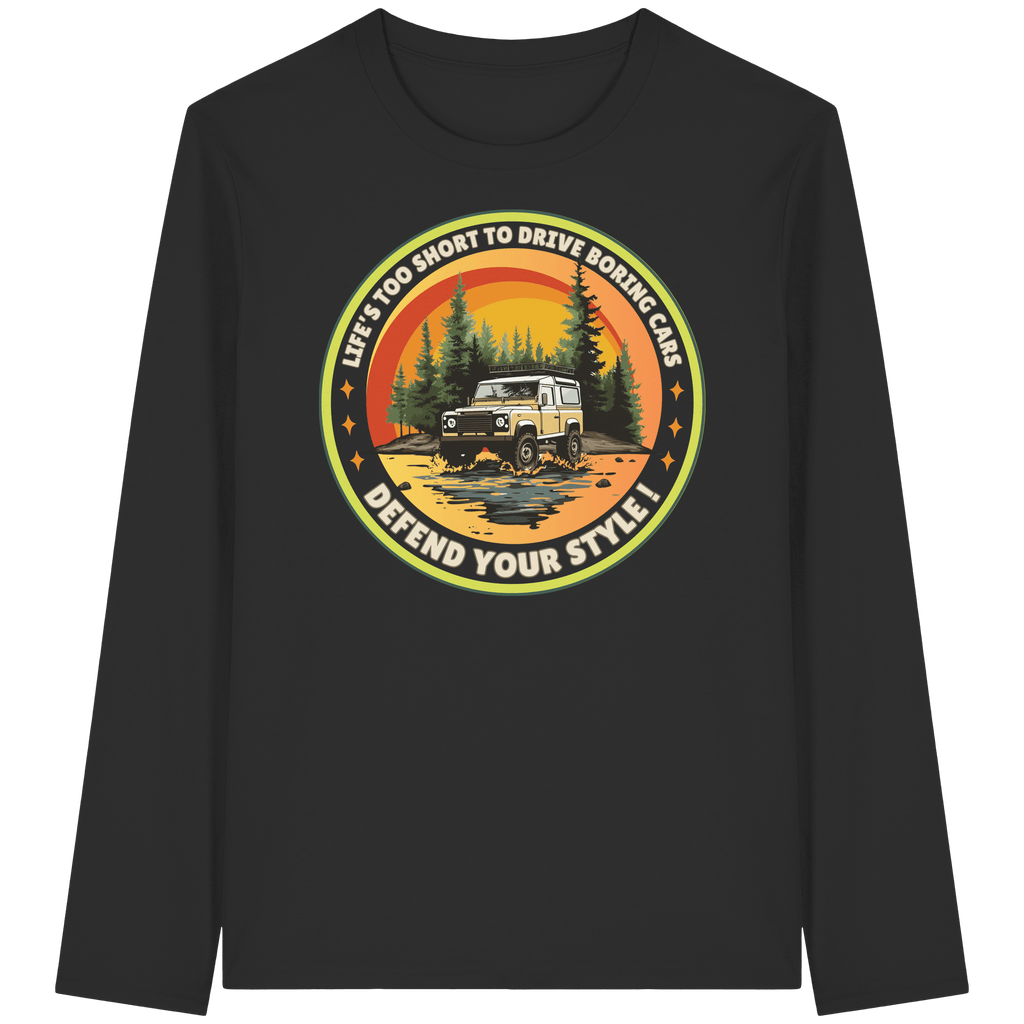 James Hunter - Nature and Beyond Unisex-Shirts Black / XS Defend your Style ! - Organic Longsleeve T-Shirt