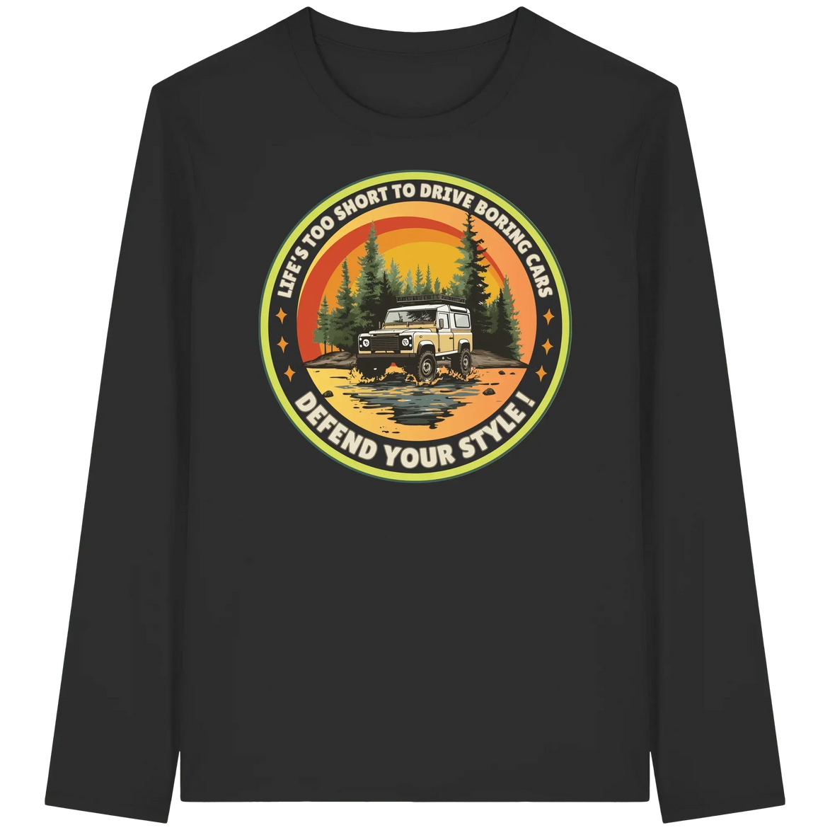 James Hunter - Nature and Beyond Unisex-Shirts Black / XS Defend your Style ! - Organic Longsleeve T-Shirt