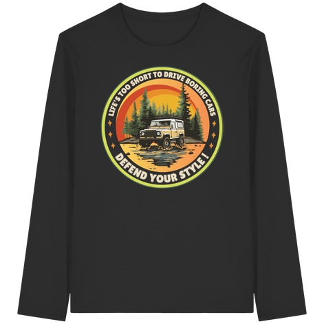 James Hunter - Nature and Beyond Unisex-Shirts Black / XS Defend your Style ! - Organic Longsleeve T-Shirt