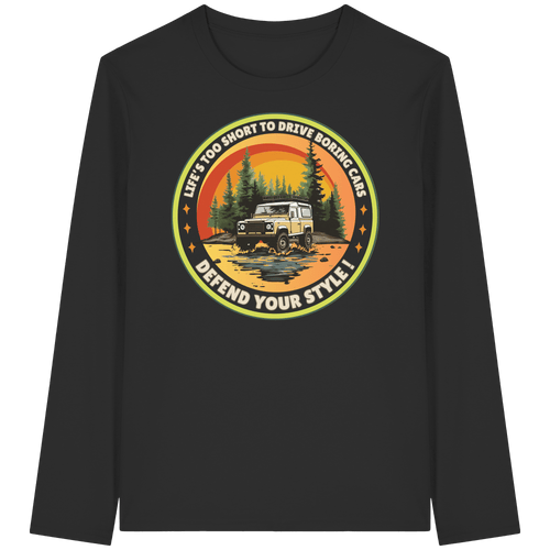 James Hunter - Nature and Beyond Unisex-Shirts Black / XS Defend your Style ! - Organic Longsleeve T-Shirt