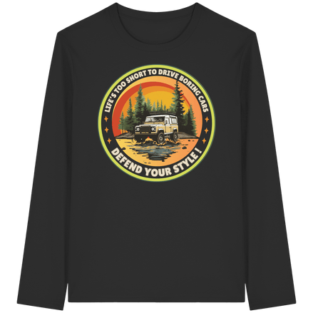 James Hunter - Nature and Beyond Unisex-Shirts Black / XS Defend your Style ! - Organic Longsleeve T-Shirt