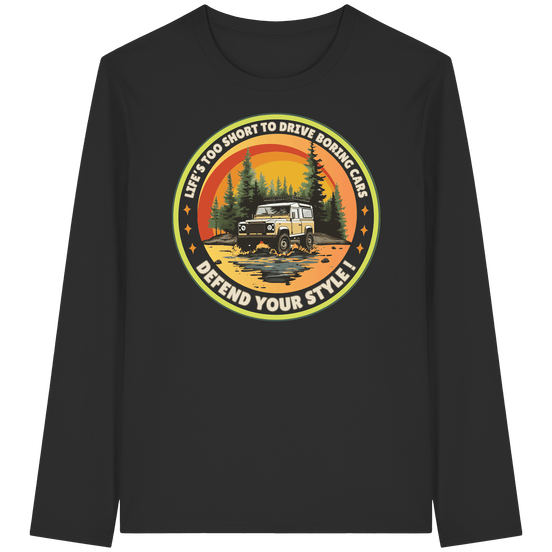James Hunter - Nature and Beyond Unisex-Shirts Black / XS Defend your Style ! - Organic Longsleeve T-Shirt
