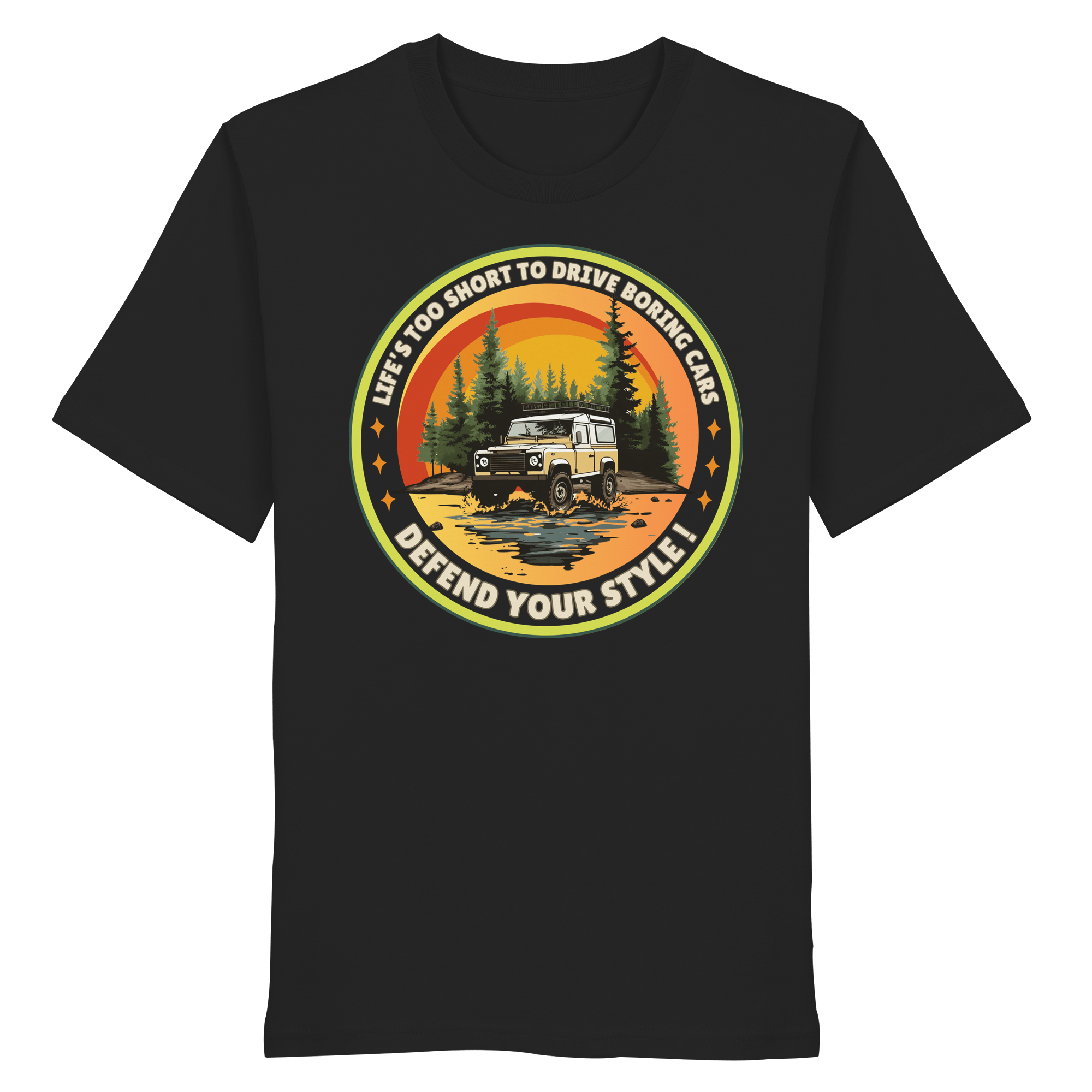 James Hunter - Nature and Beyond Unisex-Shirts Black / XS Defend your Style ! - Organic Shirt