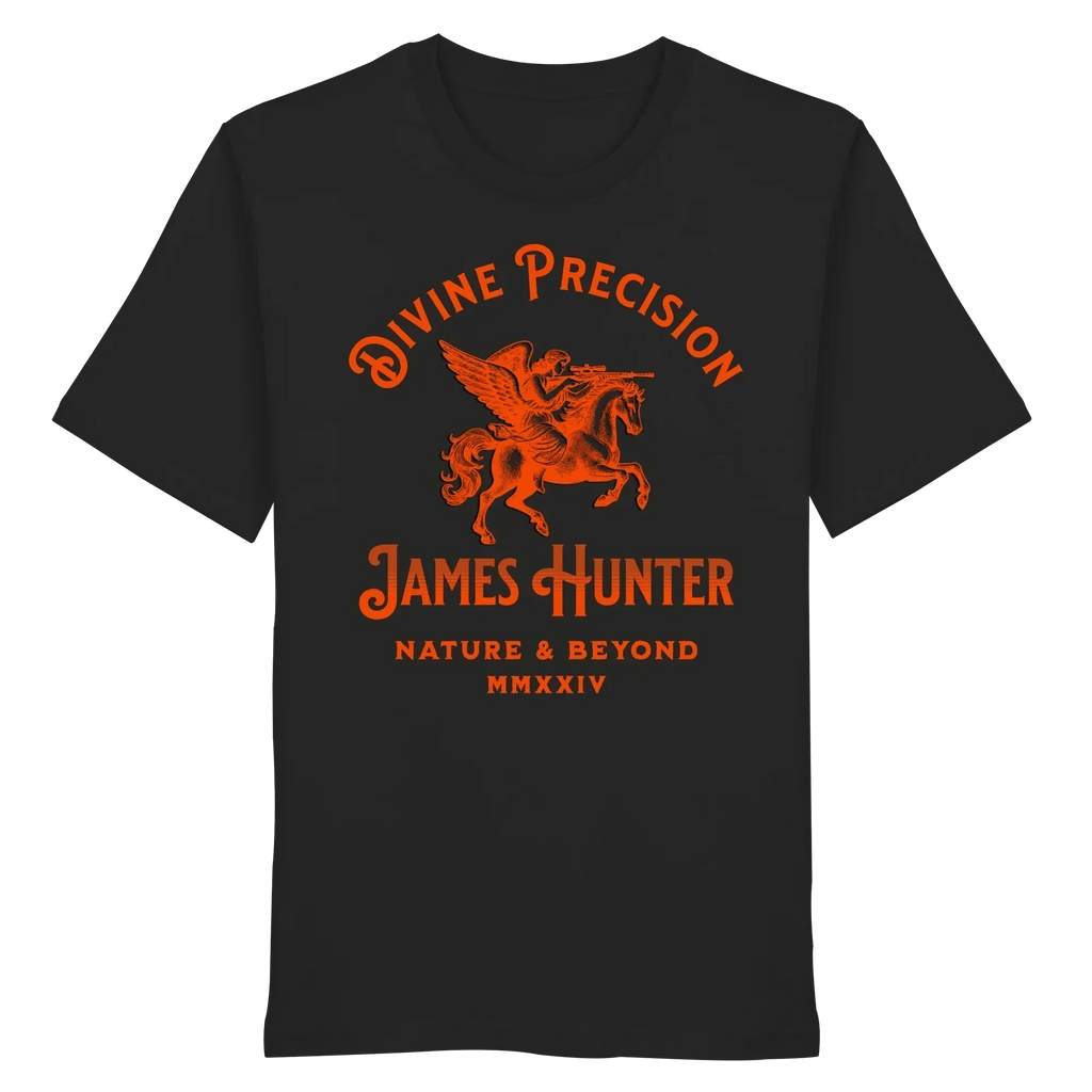 James Hunter - Nature and Beyond Unisex-Shirts Black / XS Divine Precision - Organic Shirt