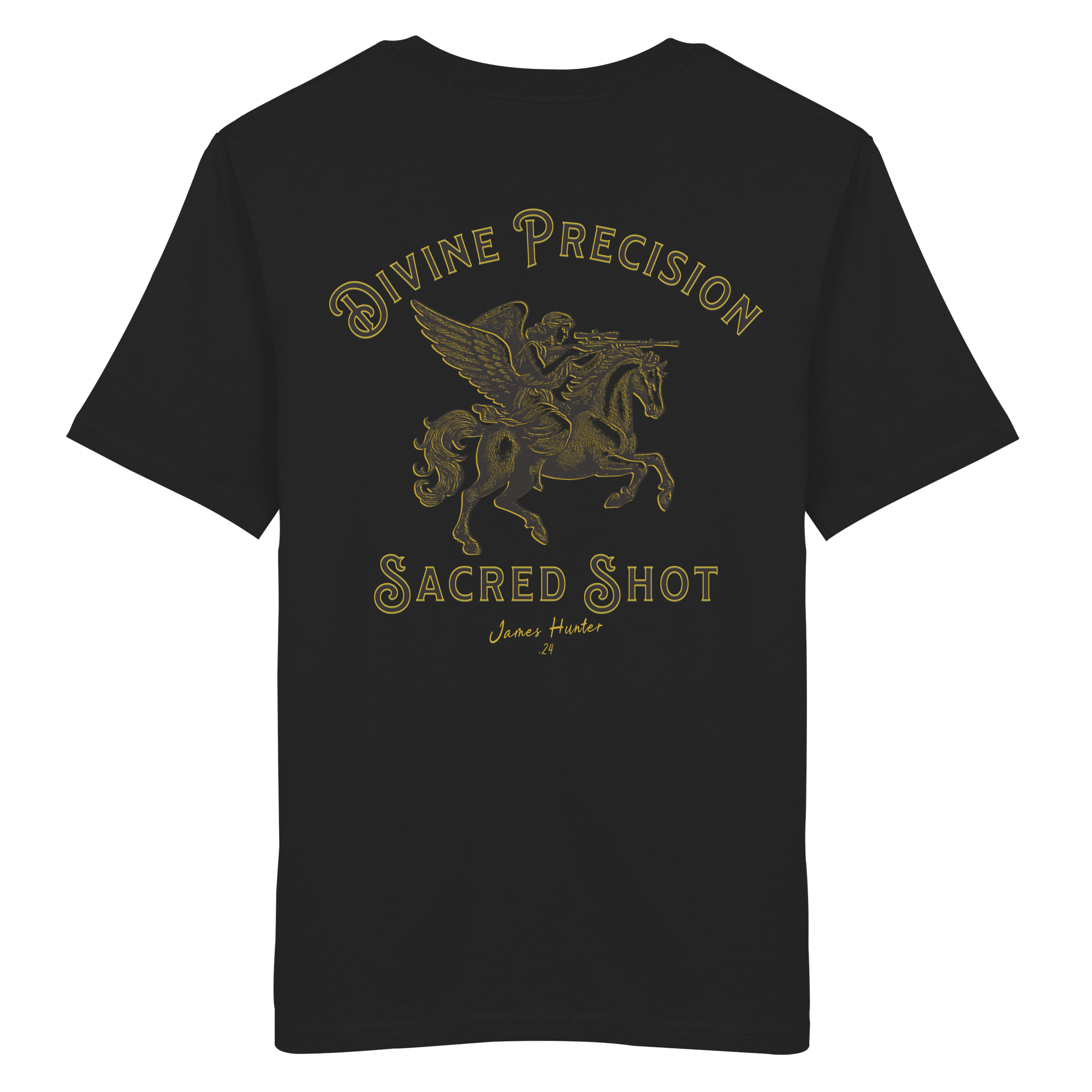 James Hunter - Nature and Beyond Unisex-Shirts Black / XS Divine Precision - Sacred Shot - Organic Shirt