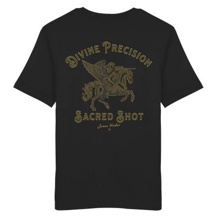 James Hunter - Nature and Beyond Unisex-Shirts Black / XS Divine Precision - Sacred Shot - Organic Shirt