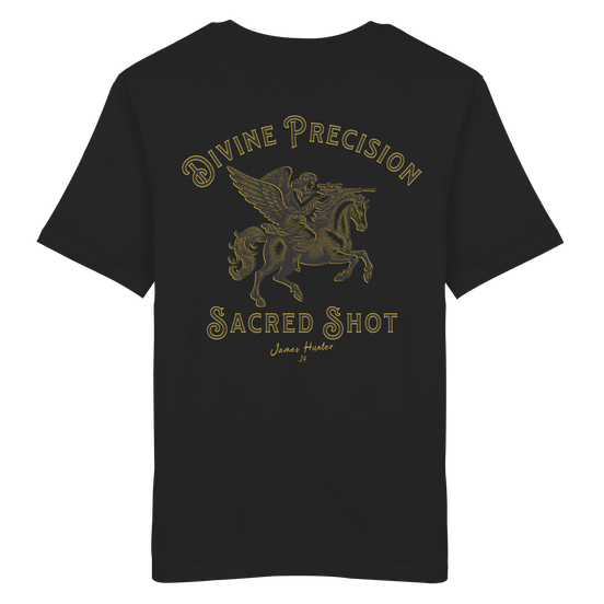 James Hunter - Nature and Beyond Unisex-Shirts Black / XS Divine Precision - Sacred Shot - Organic Shirt