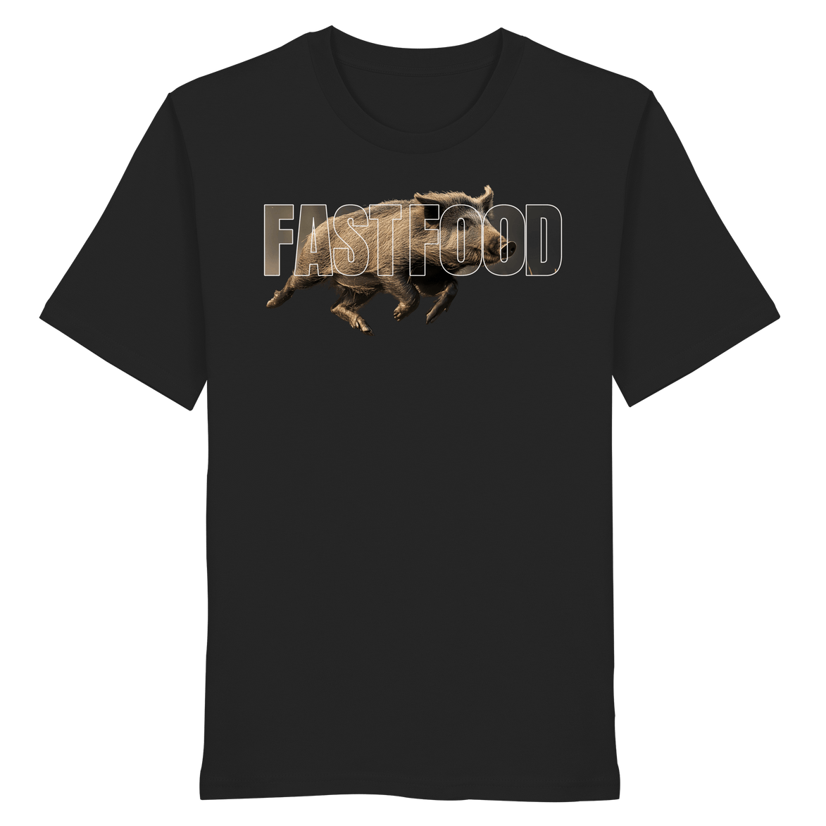 James Hunter - Nature and Beyond Unisex-Shirts Black / XS FASTFOOD - Organic Shirt