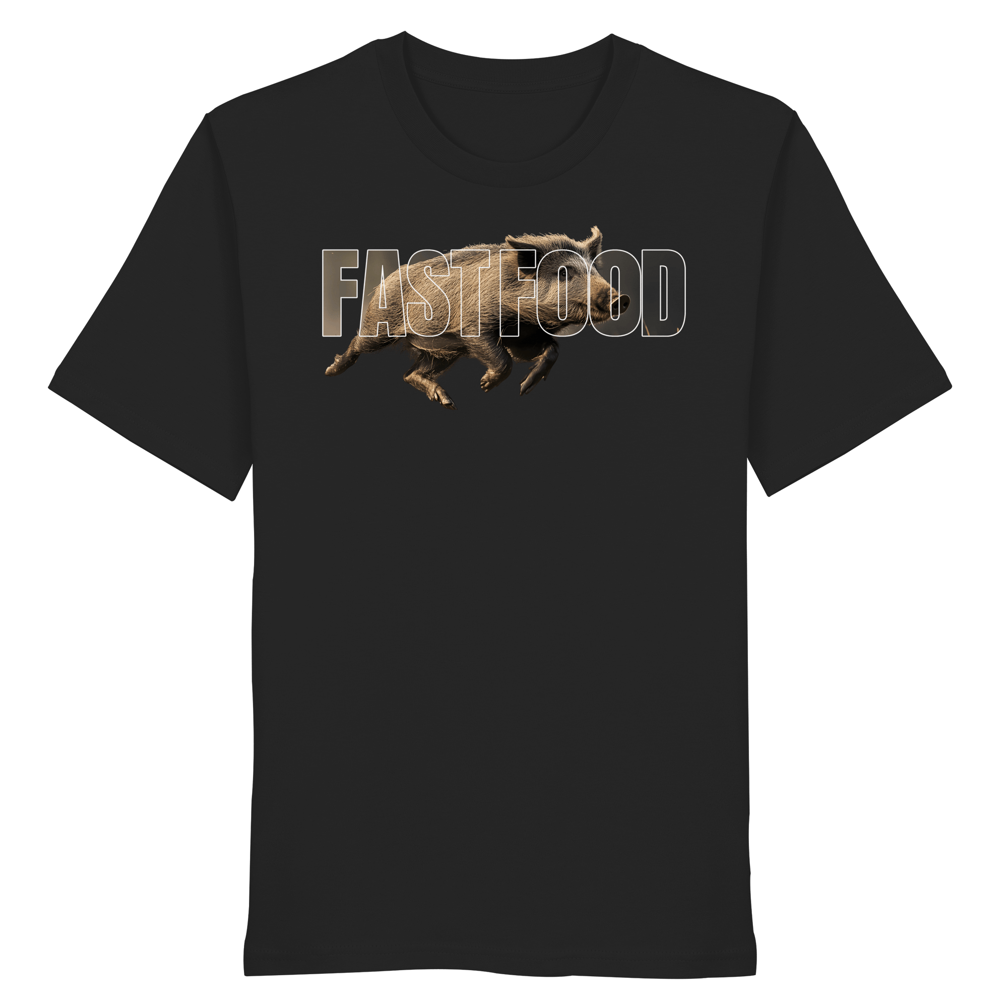 James Hunter - Nature and Beyond Unisex-Shirts Black / XS FASTFOOD - Organic Shirt