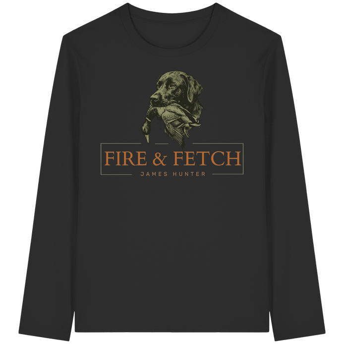 James Hunter - Nature and Beyond Unisex-Shirts Black / XS FIRE & FETCH - Organic Longsleeve T-Shirt