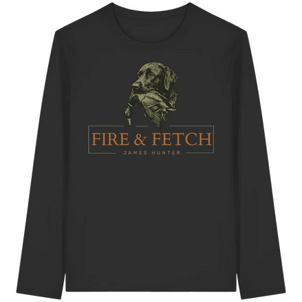 James Hunter - Nature and Beyond Unisex-Shirts Black / XS FIRE & FETCH - Organic Longsleeve T-Shirt