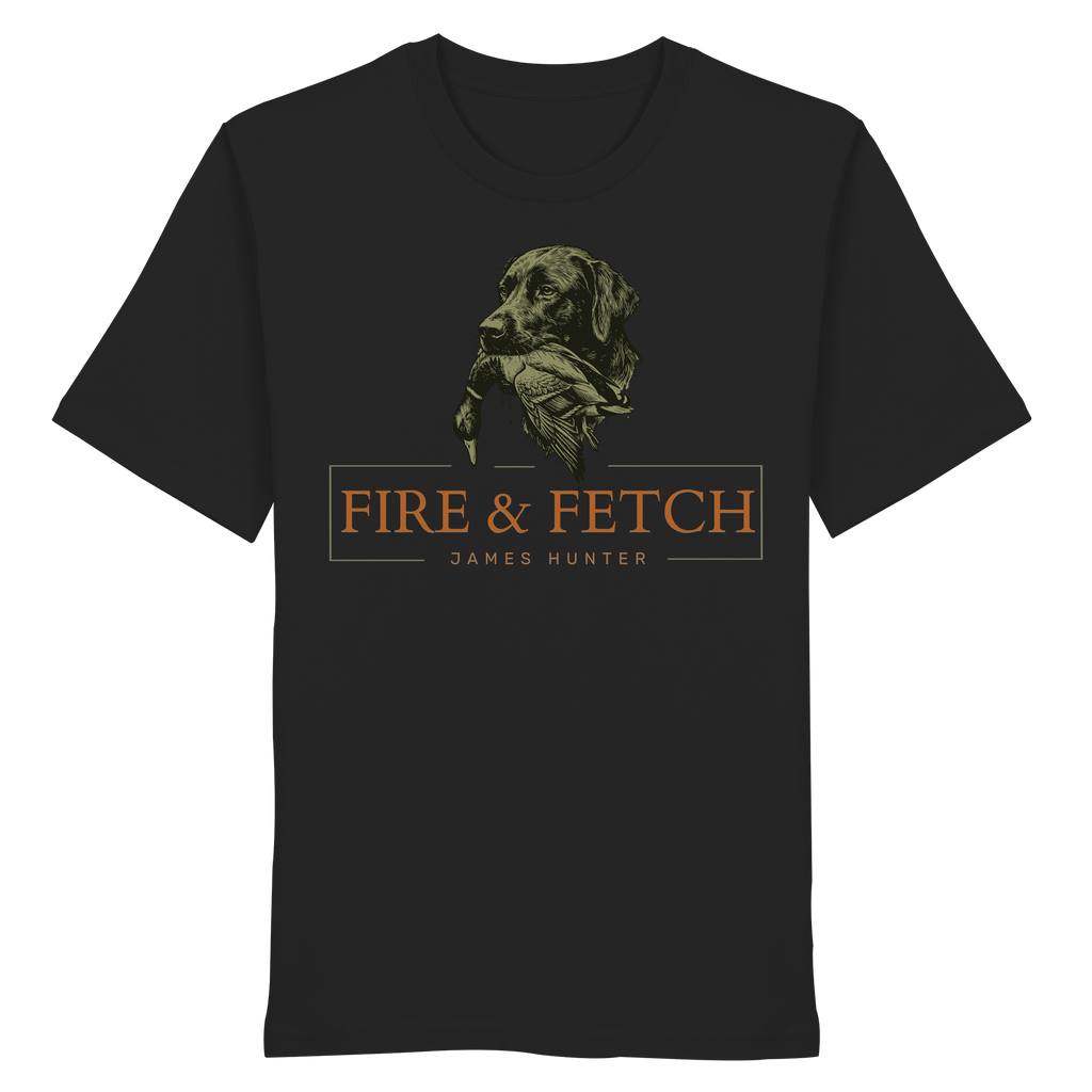 James Hunter - Nature and Beyond Unisex-Shirts Black / XS FIRE & FETCH - Organic Shirt