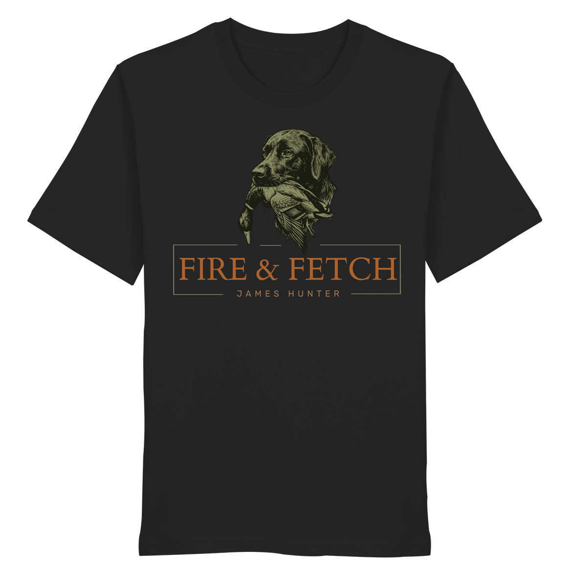 James Hunter - Nature and Beyond Unisex-Shirts Black / XS FIRE & FETCH - Organic Shirt