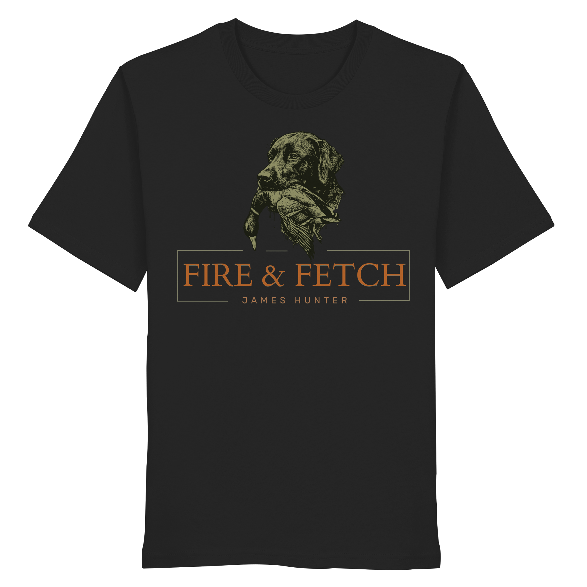 James Hunter - Nature and Beyond Unisex-Shirts Black / XS FIRE & FETCH - Organic Shirt