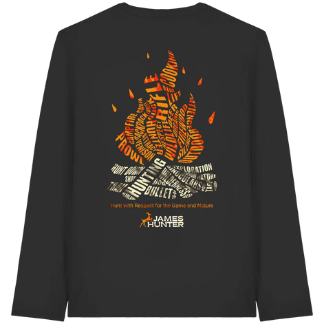 Fire & Words - Organic Longsleeve T-Shirt - James Hunter - Nature and Beyond