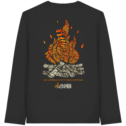 Fire & Words - Organic Longsleeve T-Shirt - James Hunter - Nature and Beyond
